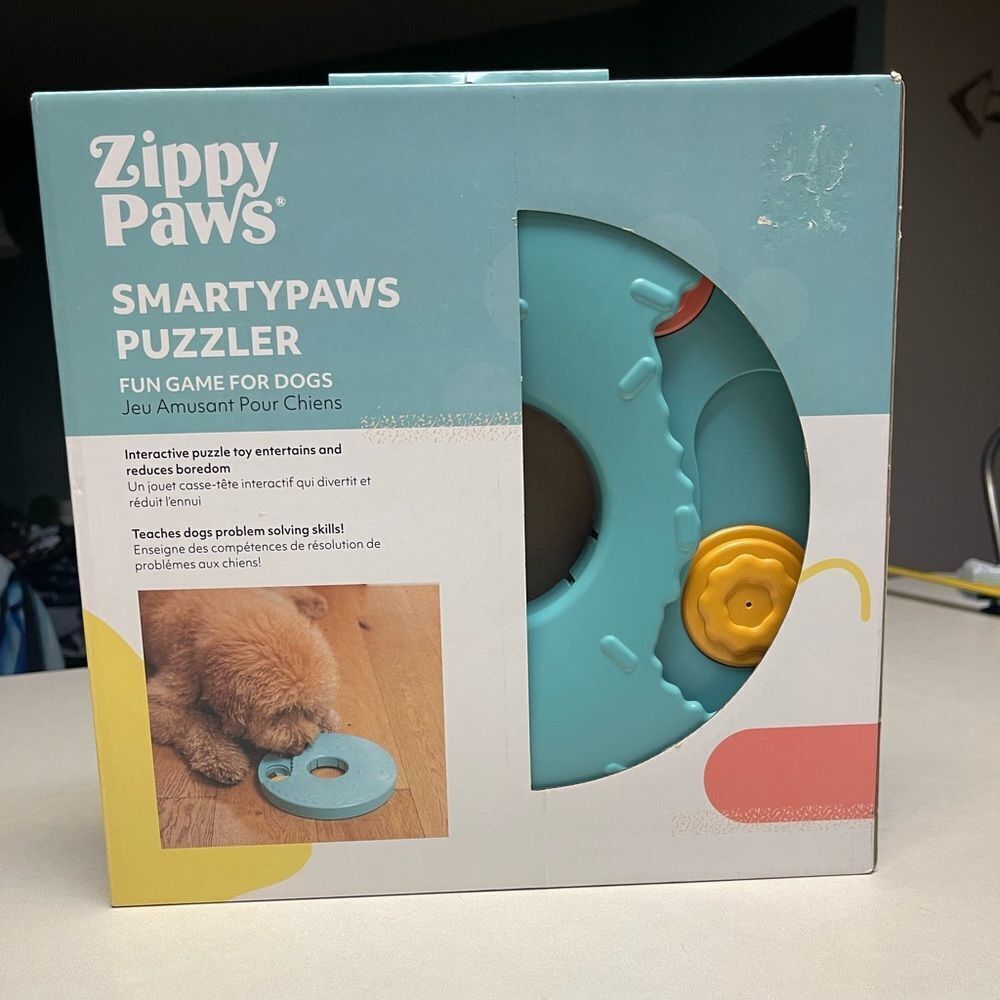 ZippyPaws SmartyPaws Puzzler Donut Slider dog feeder / game